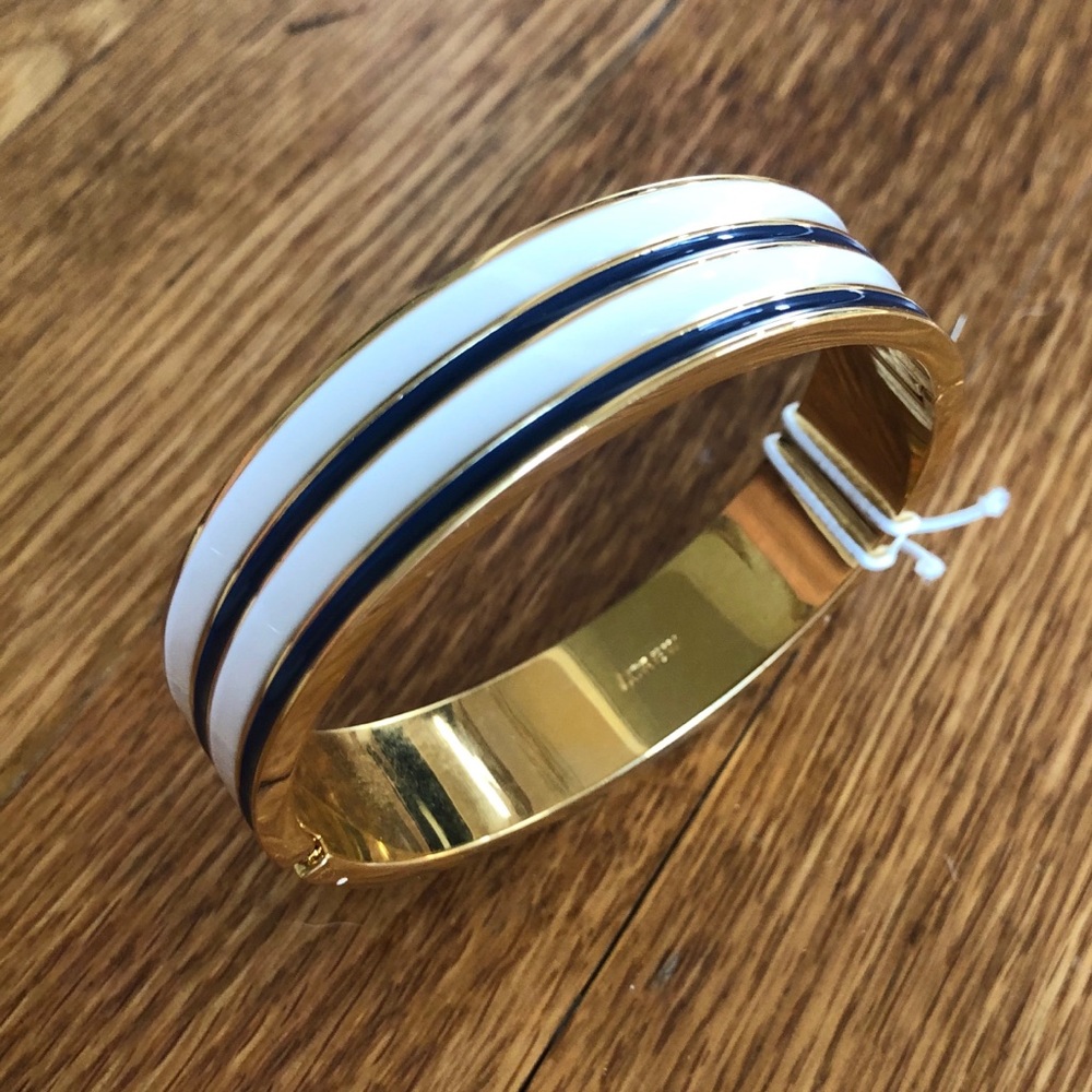 NWT! JCREW blue and white bangle